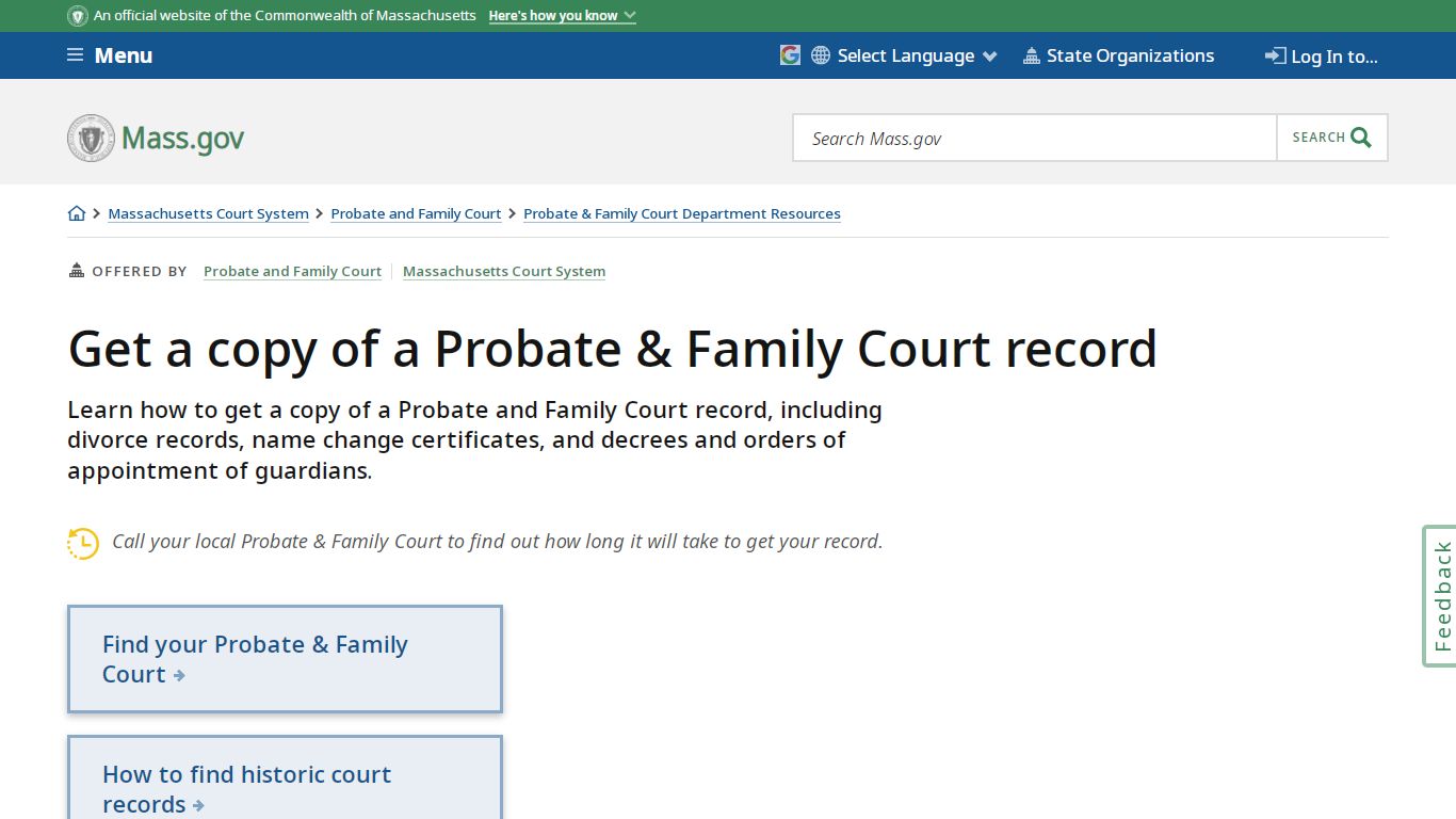 Get a copy of a Probate & Family Court record | Mass.gov
